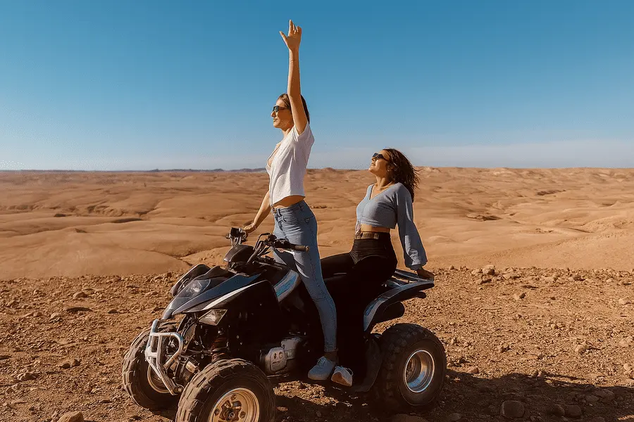 Quad biking a Marrakech Marocco